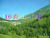 青山不老课件,一位老人在晋西北的植树造林奇迹